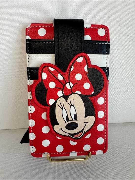 Disney Handbags - Disney Minnie Mouse Polka Dot Wallet ID Cardholder